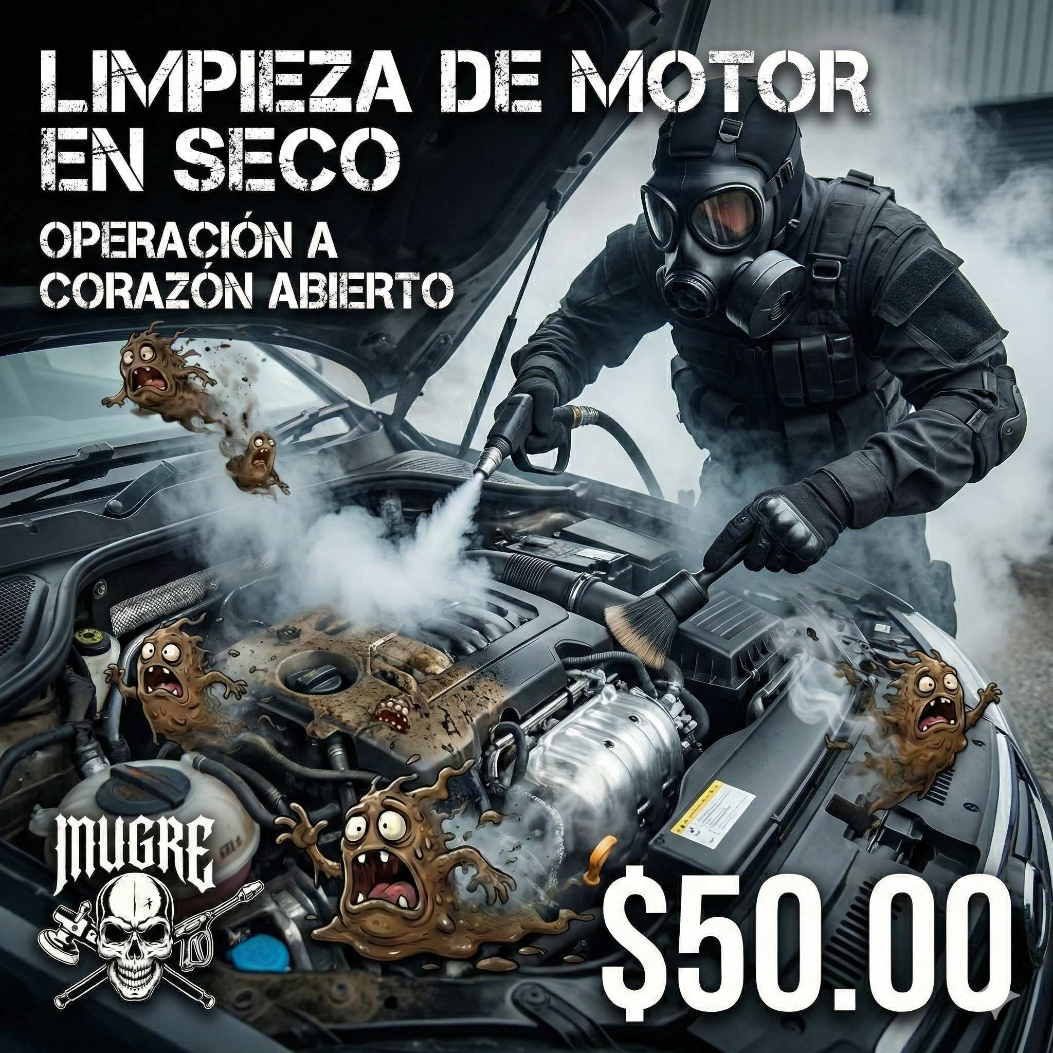 LIMPIEZA DE MOTOR EN SECO